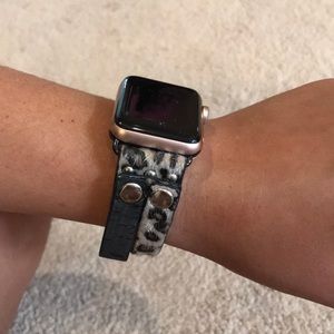 Leopard print watchband never worn